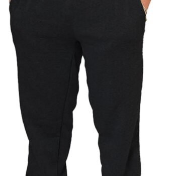 Elastic Bottom Baggy Sweatpants for Men, Workout Mens Sweat Pants with Pockets