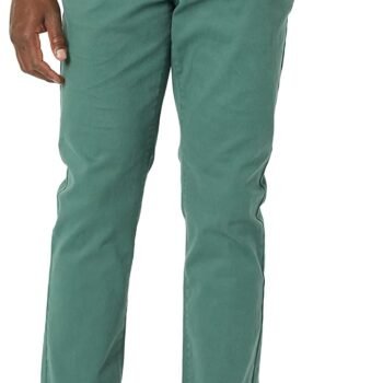 Men's Athletic-Fit Pants, 5-Pocket Stretch Twill Work, Big & Tall